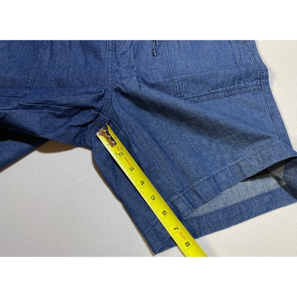 Style & Co. Womens Size Small Shorts Pull-On Mid Rise Dark Chambray - Picture 6 of 10